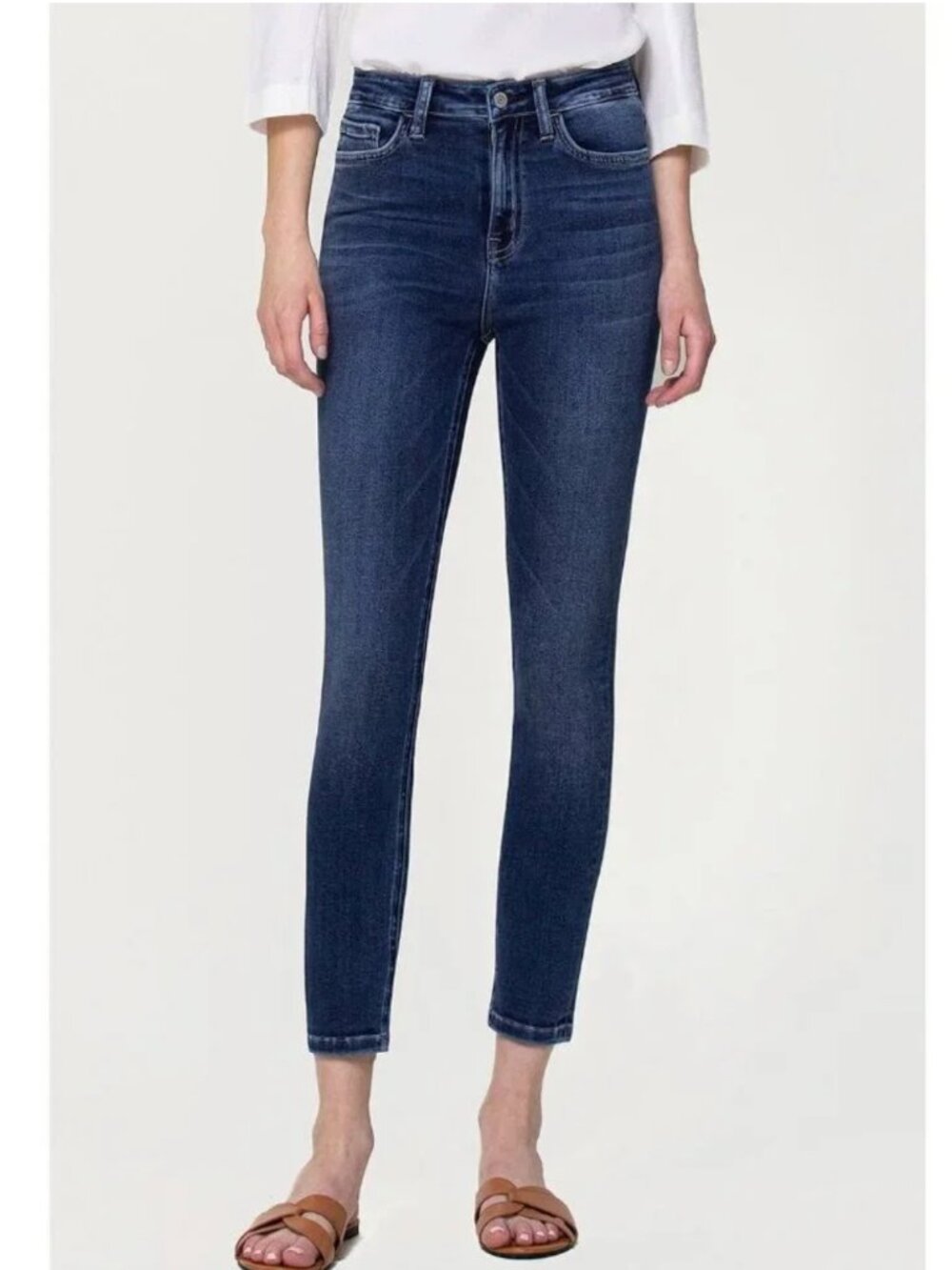 Flying Monkey High Rise Ankle Skinny Jeans Size 30 NWOT‎
